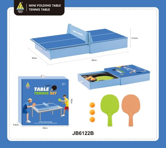 Mini Folding Table Tennis Game Set