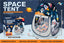 Kids Space Exploration Play Tent with Ball Pit