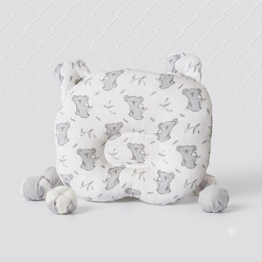 Cute Baby Character Head Support Pillow Main image