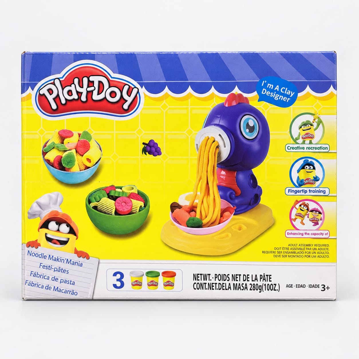 Play-Doy Fun Noodle Maker Clay Play Set Secondary image