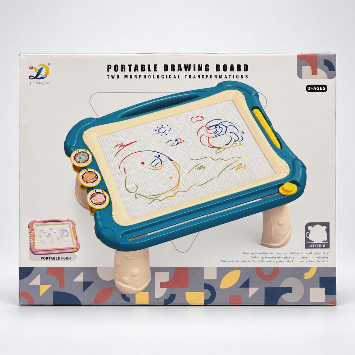 Portable Kids Magnetic Drawing Board Table Main image