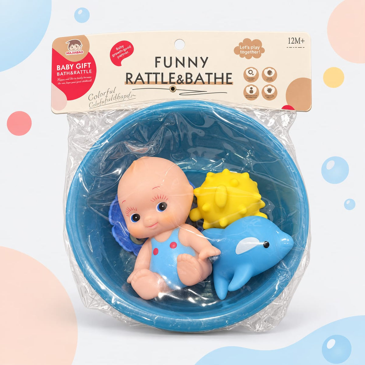 Baby Bath Time Fun Gift Set – Floating Toys & Rattle Collection Main image