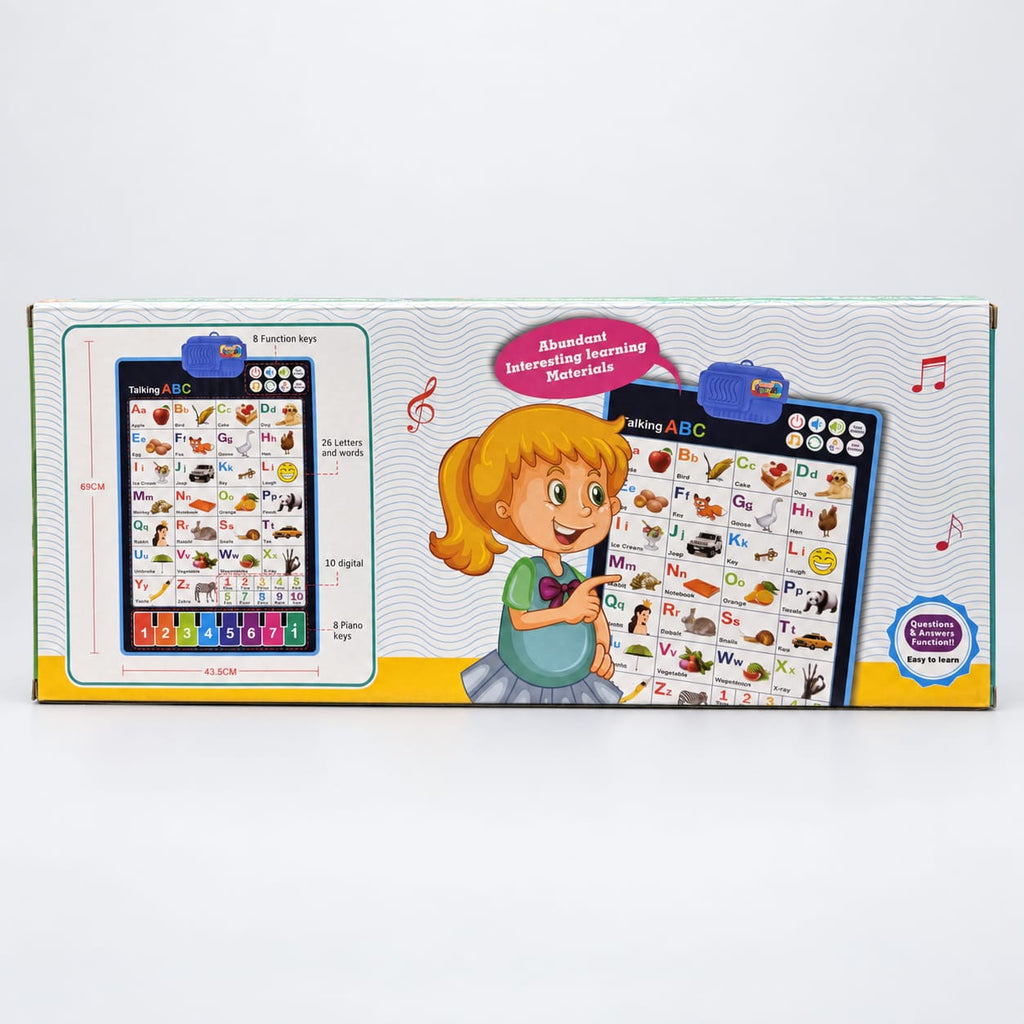 Interactive Talking ABC Learning Wall Chart for Kids