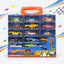 Hot Wheels Style Racing Car Storage Carry Case Set
