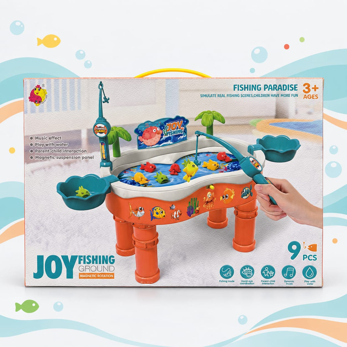 Joy Fishing Interactive Kids Fishing Game Table