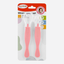 Mum Love Baby Silicone Spoon Set Pink