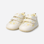 Floral Double Velcro Baby Sneakers – White