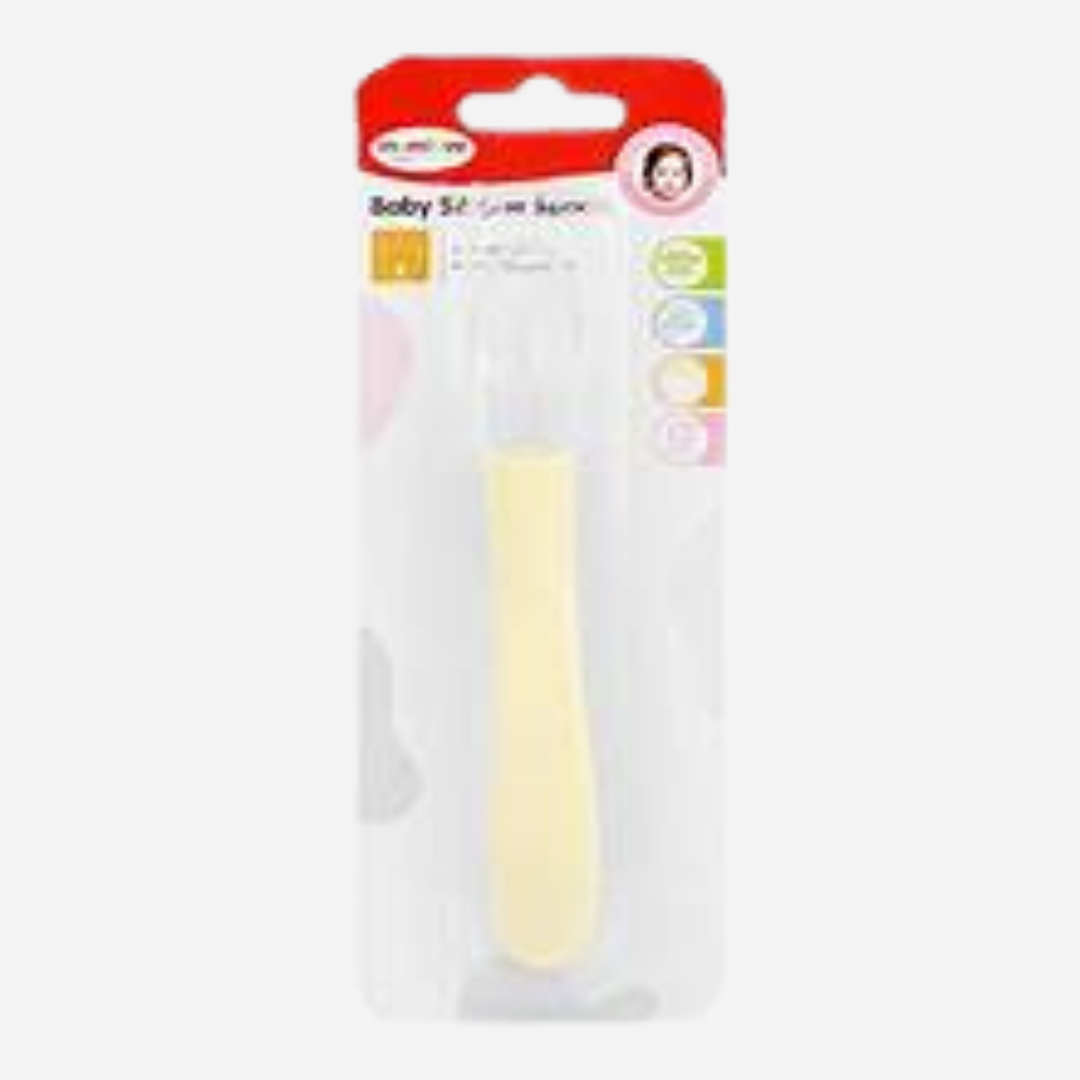 Mum Love Baby Silicone Spoon 0+ Months Yellow Main image