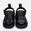 Classic Strappy Soft Sole Baby Sandals – Black