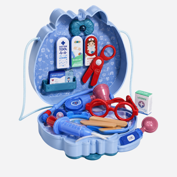 Girl Beautiful Makeup Vanity Play Set – 2 in 1 (Blue)