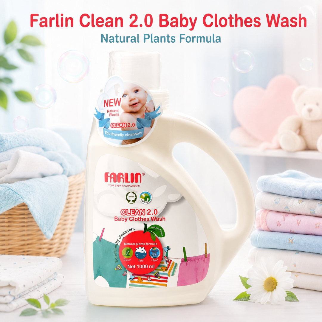 Farlin Clean 2.0 Baby Clothes Wash 1000ml