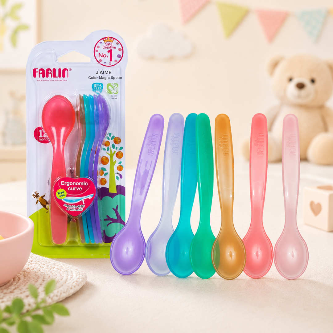 Farlin Rainbow Spoon Set Main image