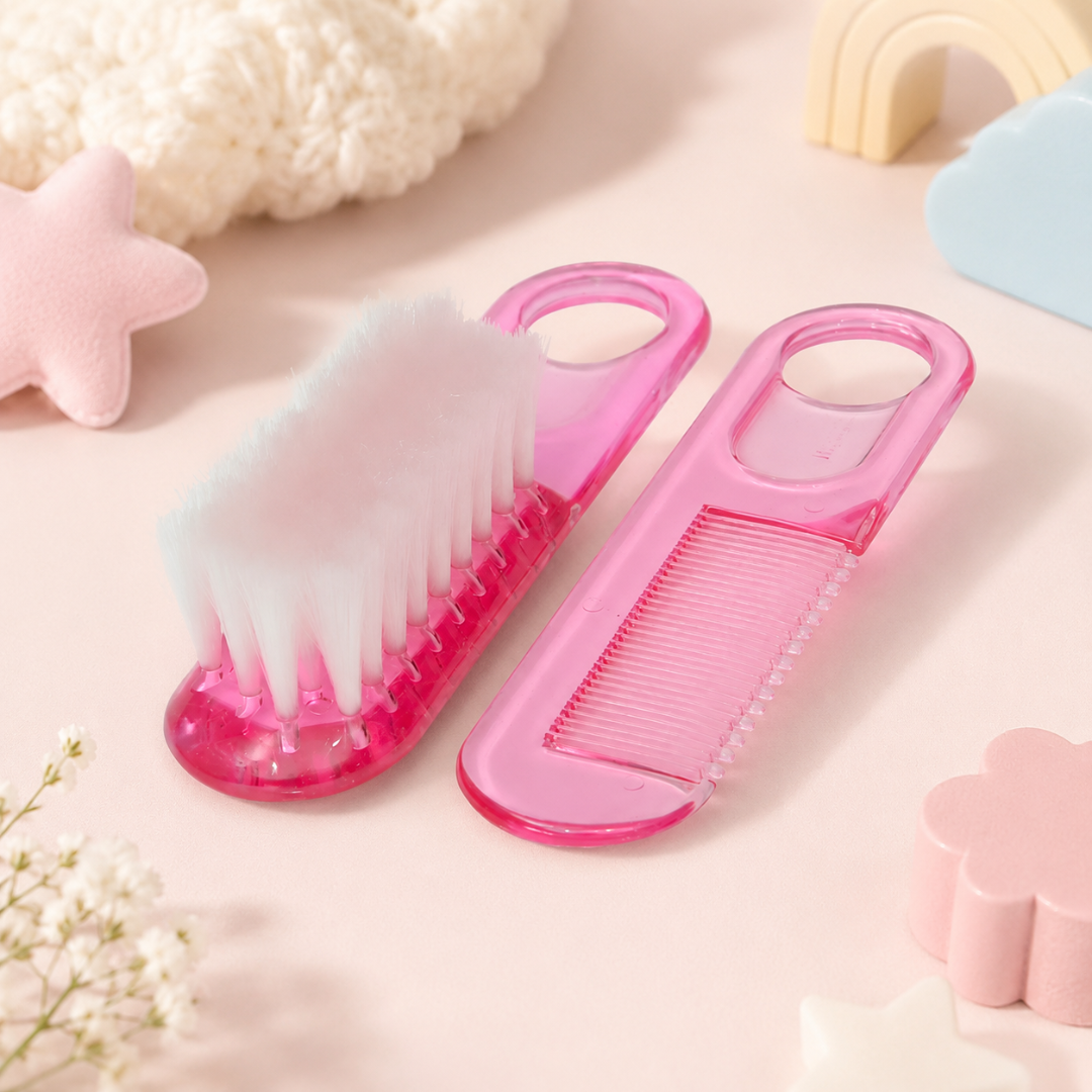 Farlin Doctor J. Baby Hair Comb & Brush Set Secondary image