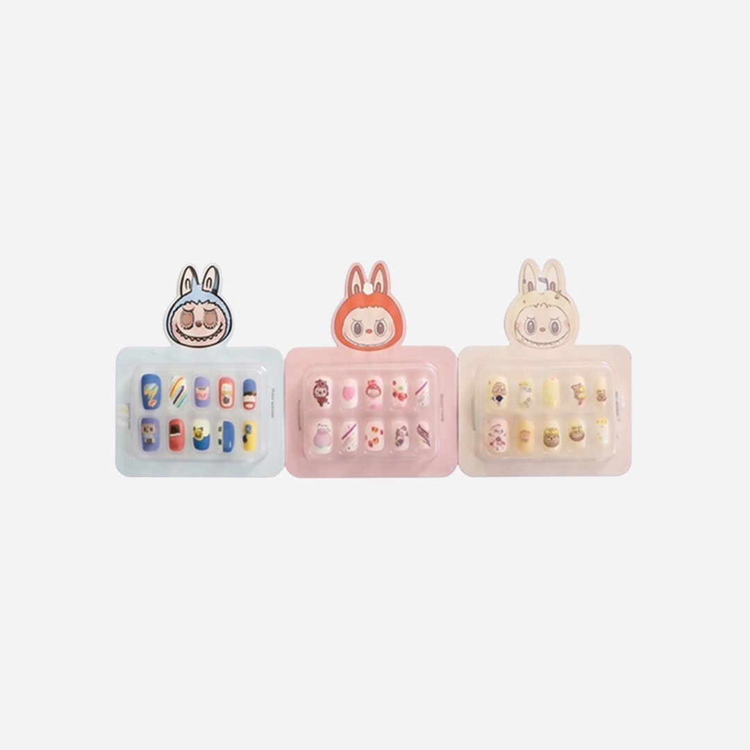Cute Bunny Kids Press-On Nail Art Set
