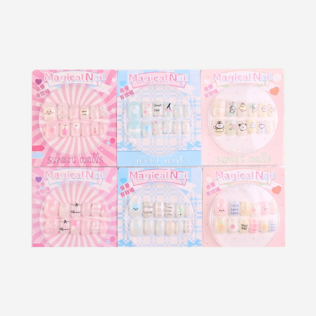 Magical Nail Cute Press-On Nail Art Set for Kids Secondary image