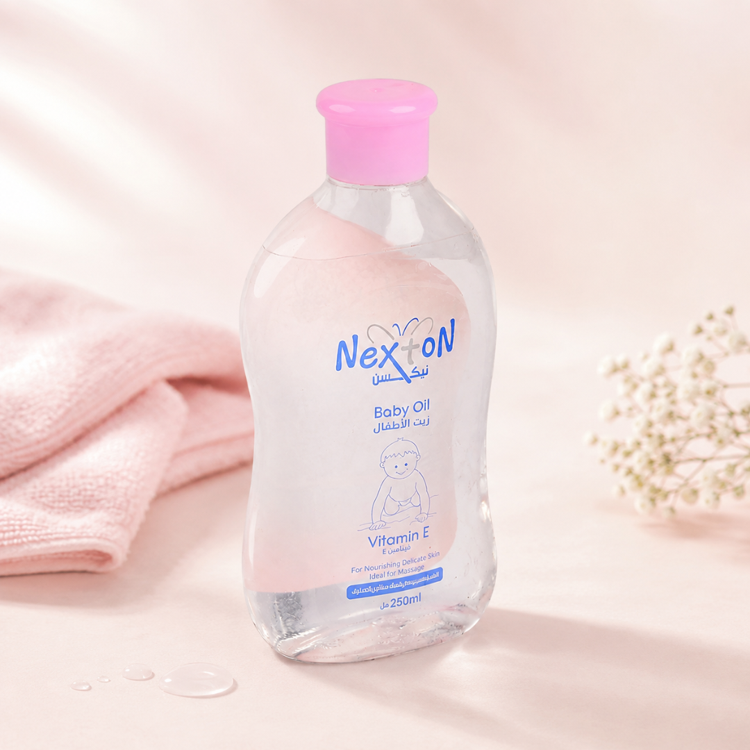 Nexton Baby Oil (Vitamin E) 250 ML Secondary image