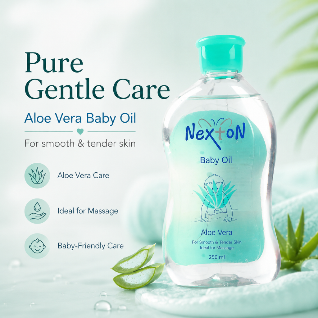 Nexton Baby Oil (Aloe Vera) 250 ML