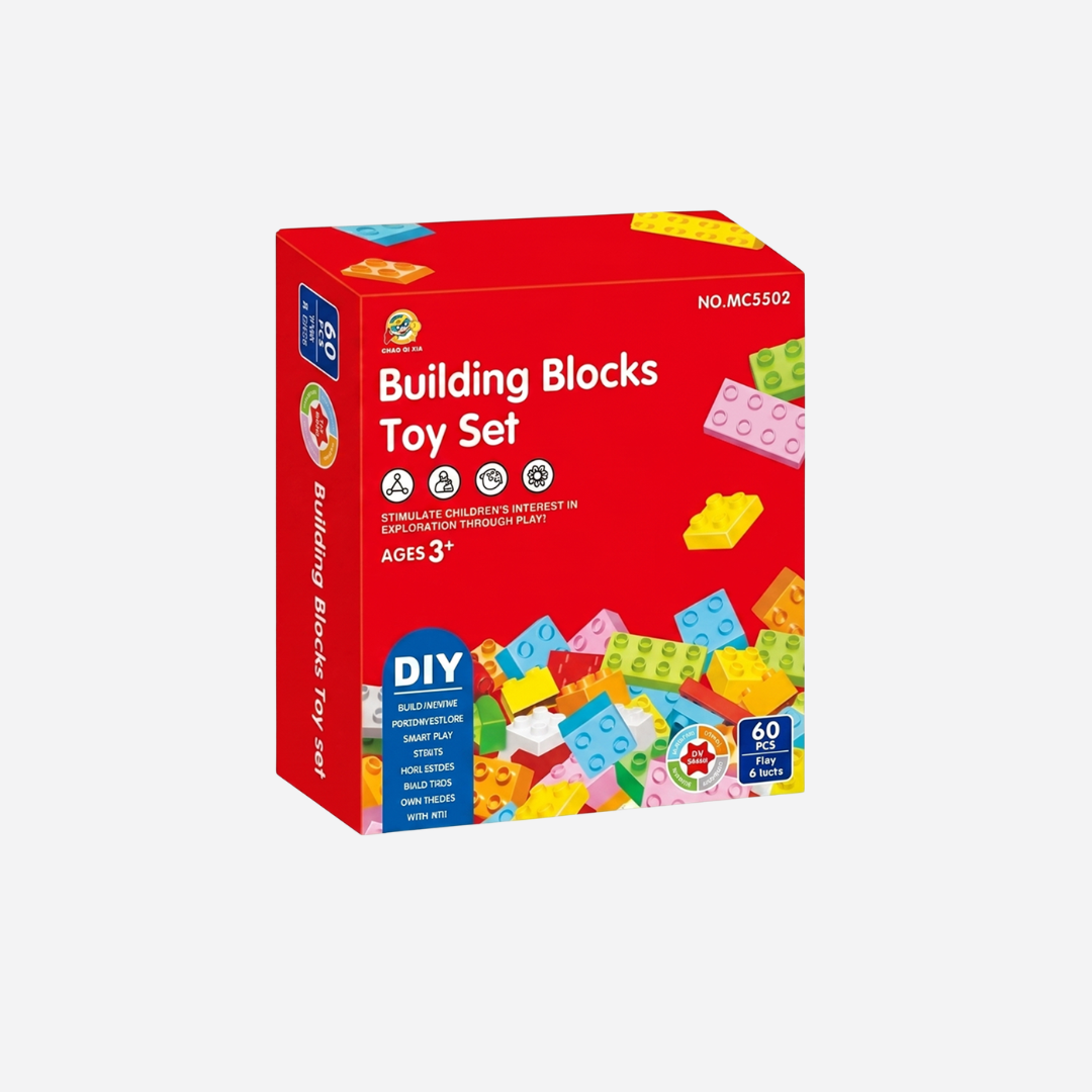 60-Piece DIY Building Blocks Toy Set Secondary image