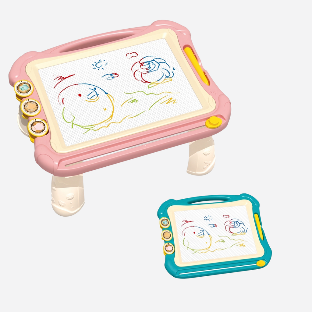 Portable Kids Magnetic Drawing Board Table