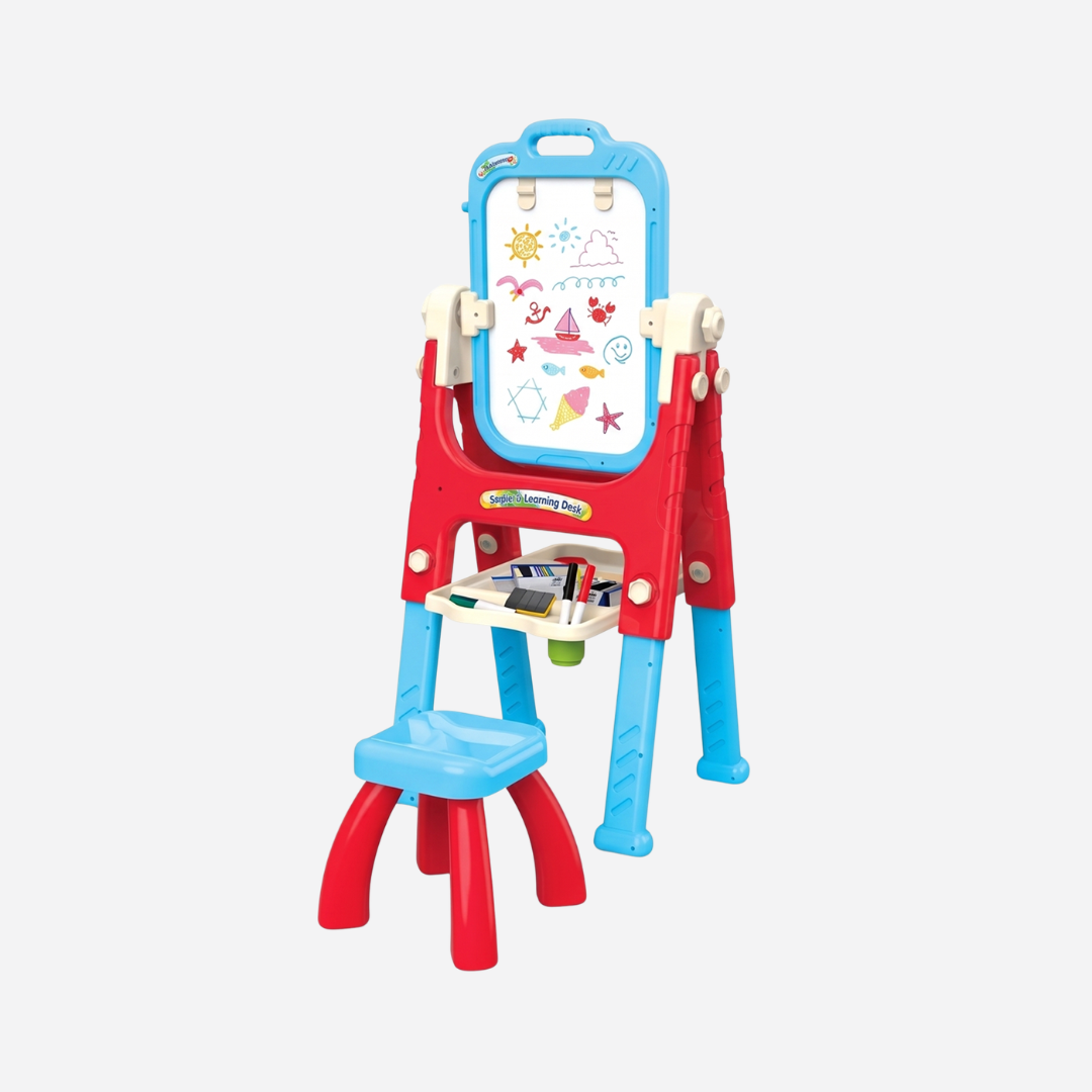5-in-1 Kids Drawing & Learning Desk Set