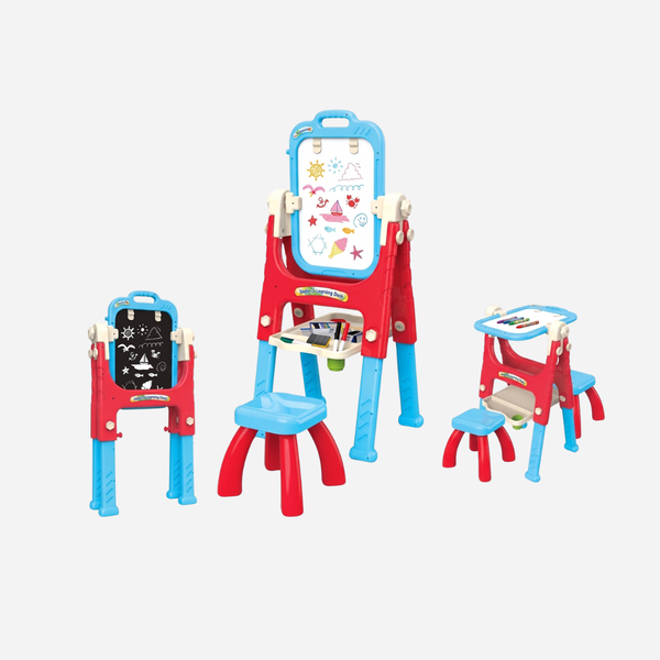 5-in-1 Kids Drawing & Learning Desk Set