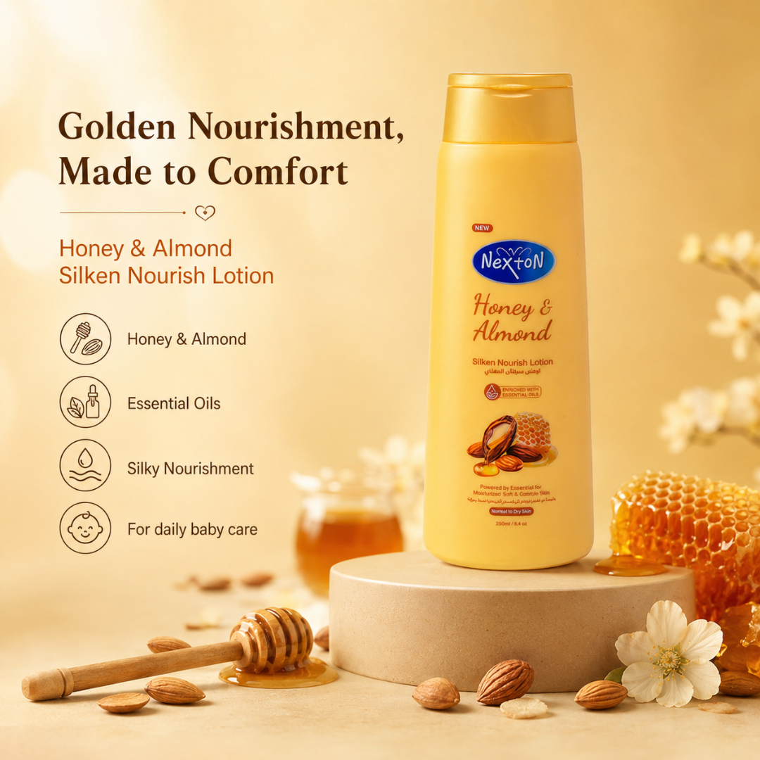 Nexton Moisturizing Lotion Honey & Almond 225 ML Main image