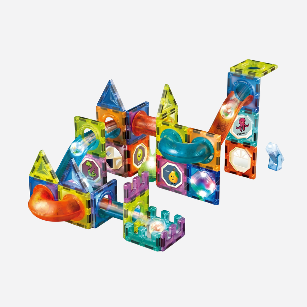 75-Piece Light Magnetic Blocks STEM Construction Set