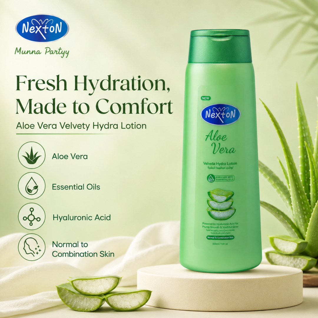 Nexton Moisturizing Lotion Aloe Vera 225 ML Main image