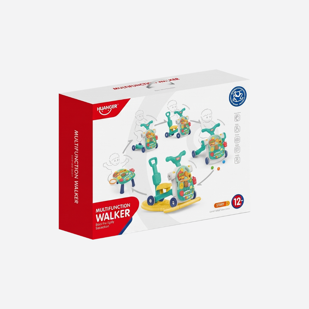 Multifunction Baby Walker & Activity Play Center (Green) Secondary image