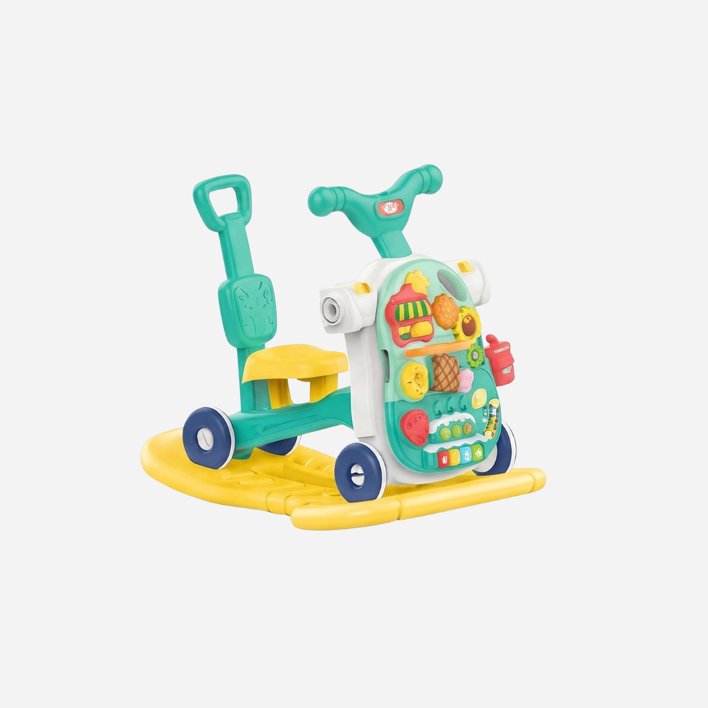 Multifunction Baby Walker & Activity Play Center (Green)