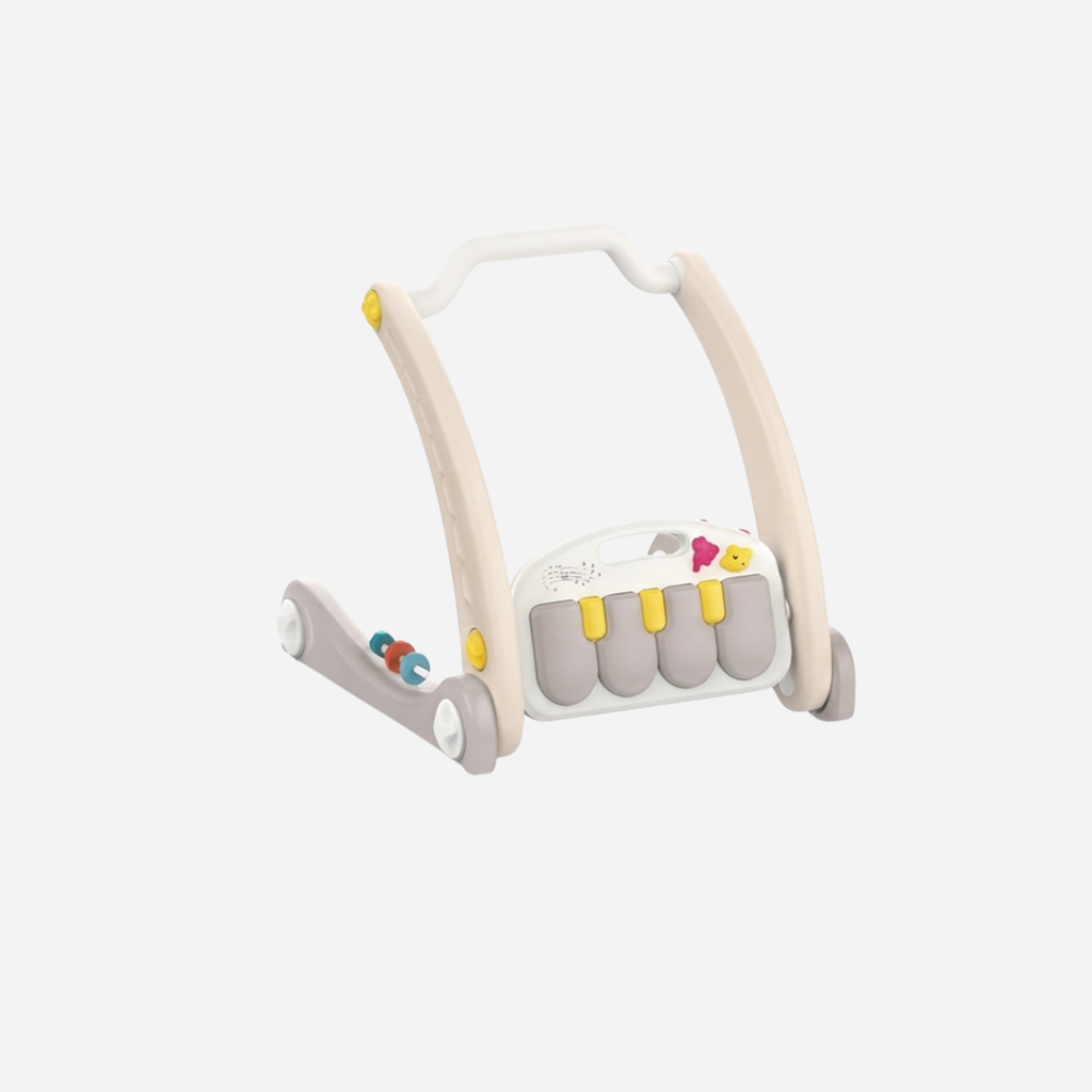 2-in-1 Baby Piano Rack & Walker Activity Gym