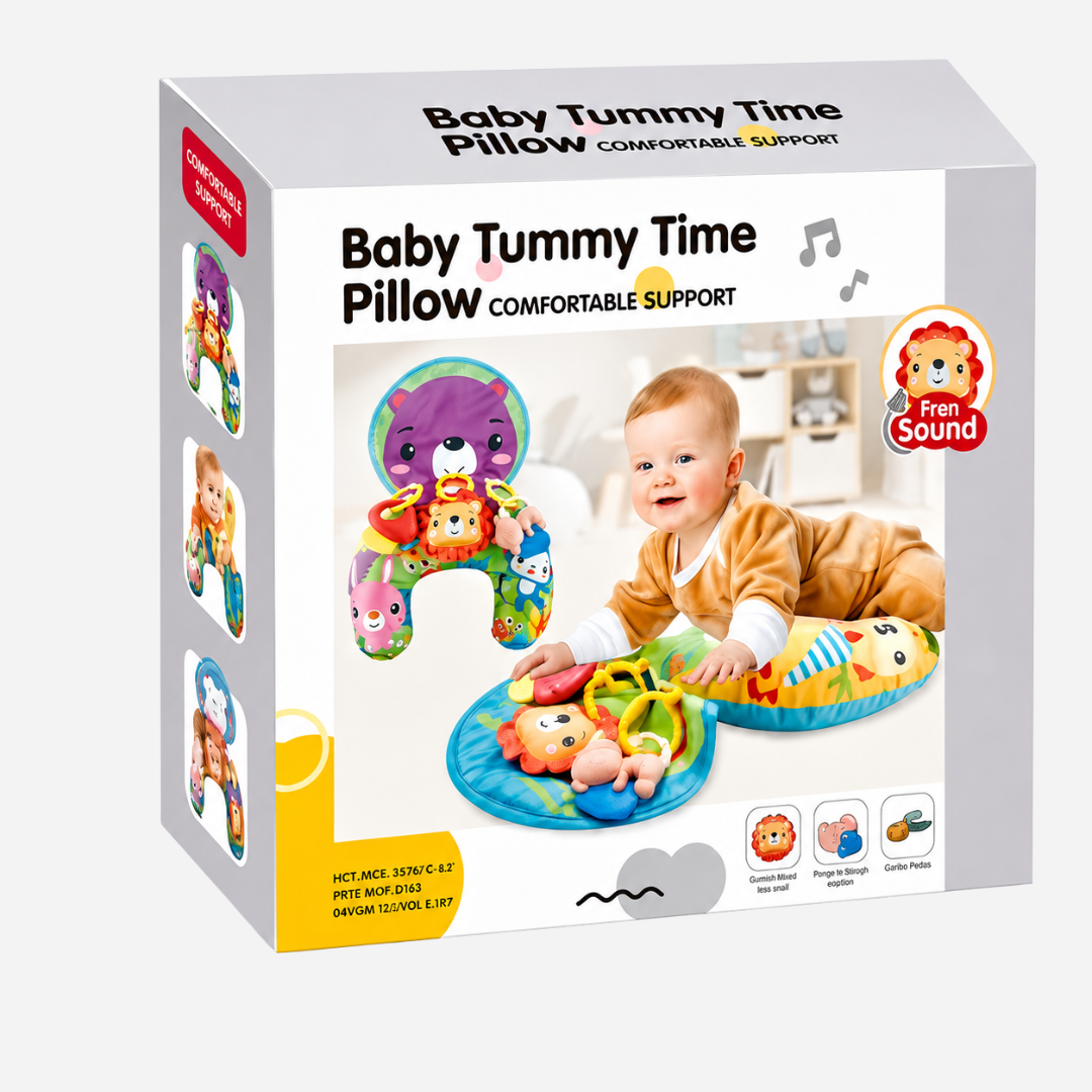 Baby Tummy Time Support Pillow Play Mat