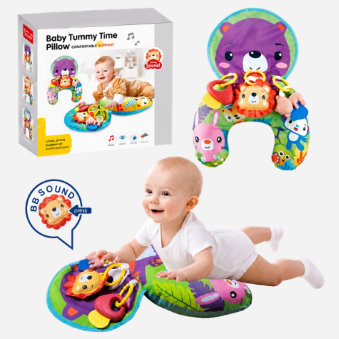 Baby Tummy Time Support Pillow Play Mat