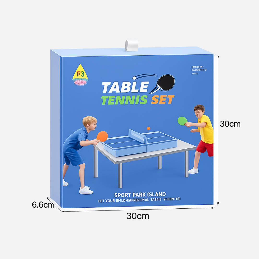 Mini Folding Table Tennis Game Set