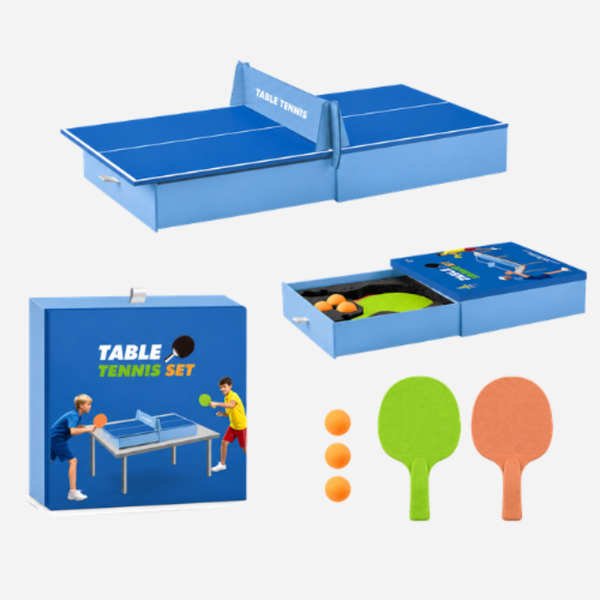 Mini Folding Table Tennis Game Set