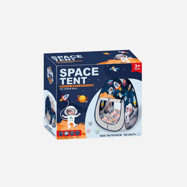 Kids Space Exploration Play Tent with Ball Pit