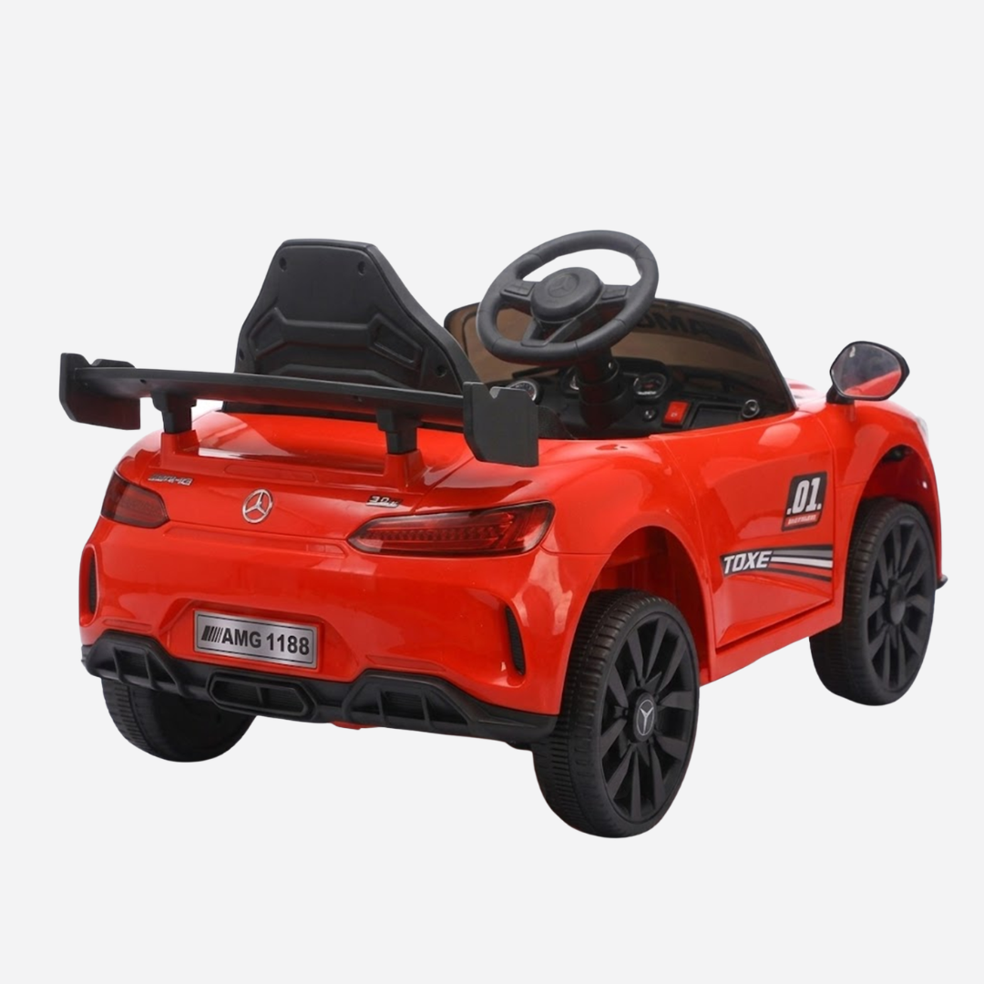 Luxury AMG Style Kids Ride-On Electric Car (Red) Secondary image