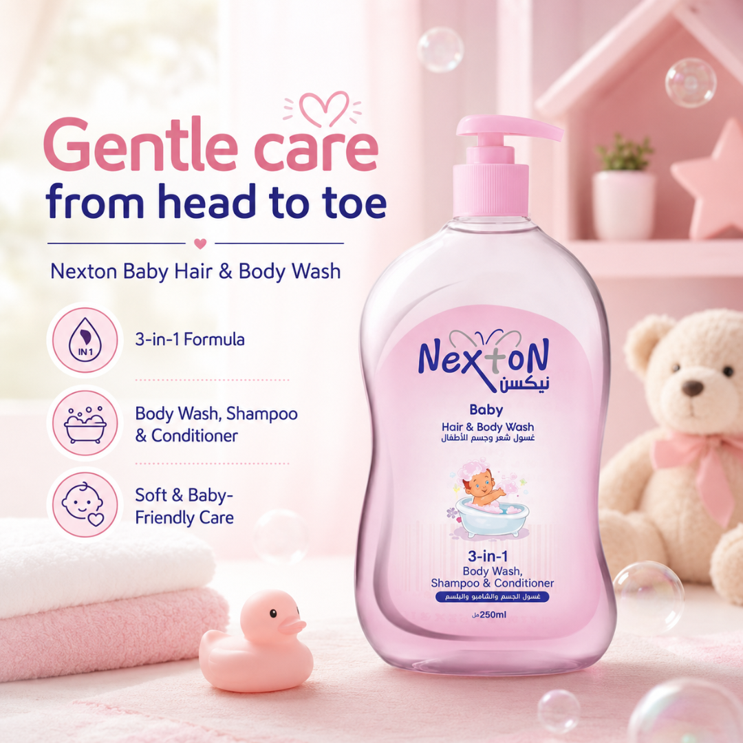 Nexton Baby Hair and Body Wash (3-in-1) 250 ML Main image