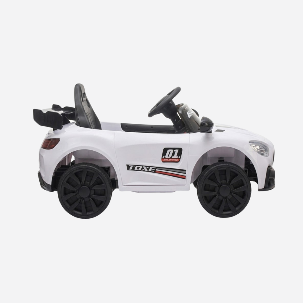 Luxury AMG Style Kids Ride-On Electric Car (White)