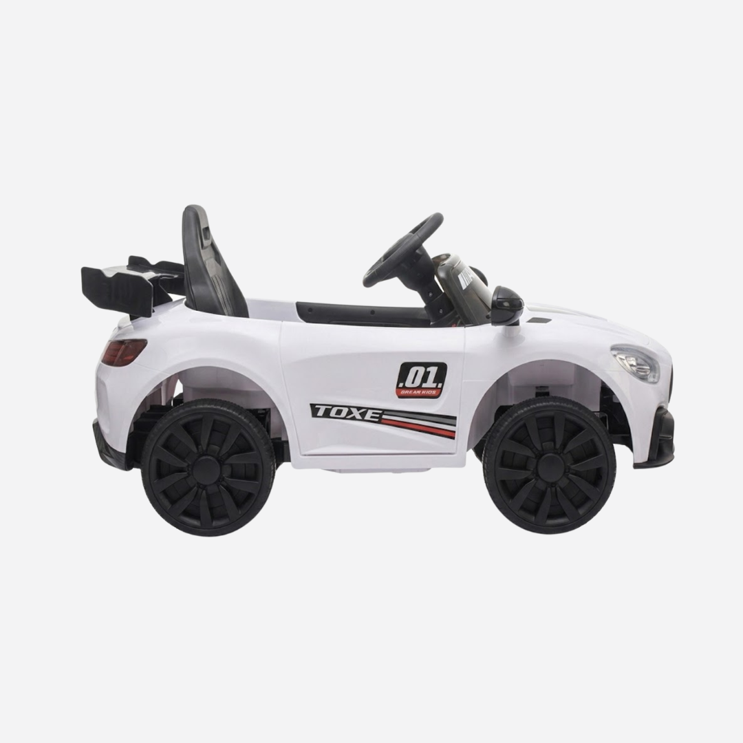 Luxury AMG Style Kids Ride-On Electric Car (White)