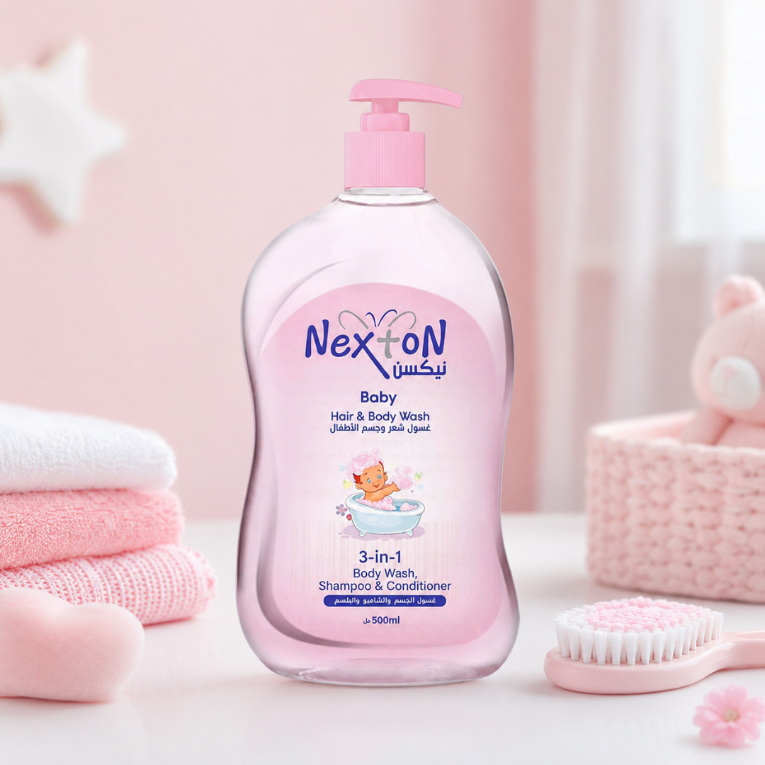 Nexton Baby Hair and Body Wash (3-in-1) 500 ML