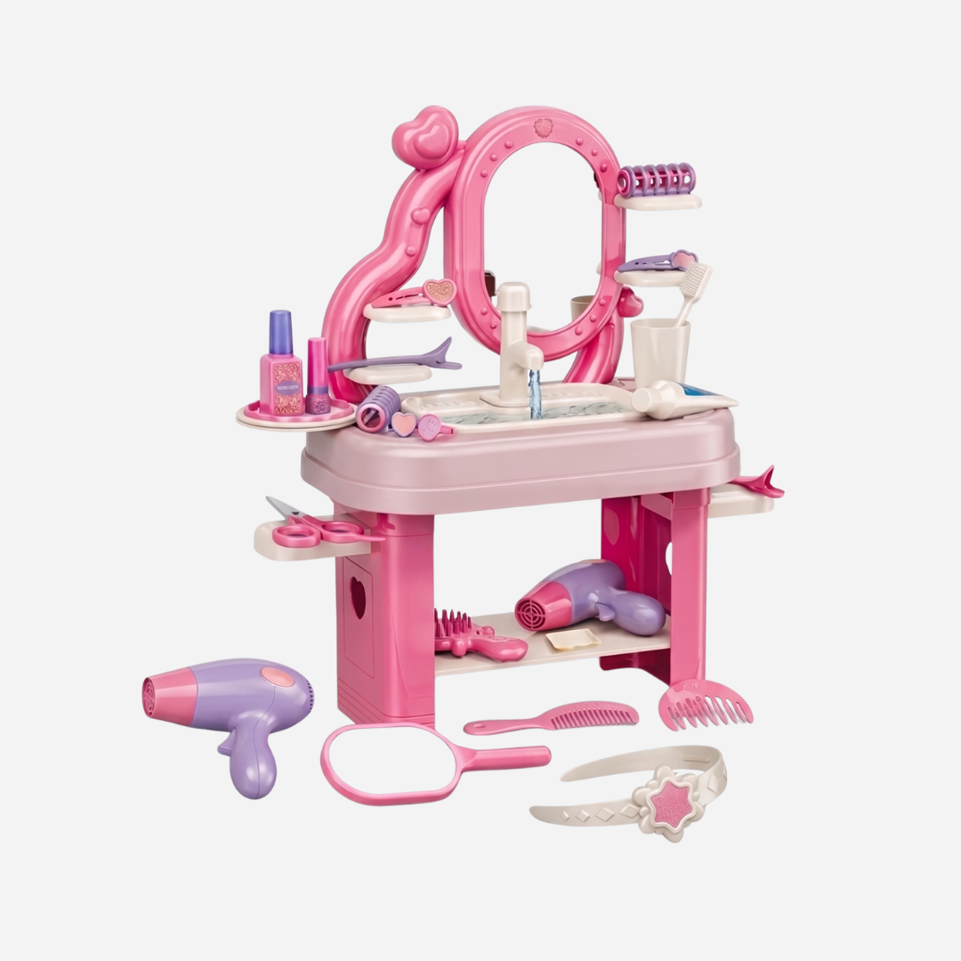 Kids Makeup Vanity Play House Set – 40 Pieces Secondary image
