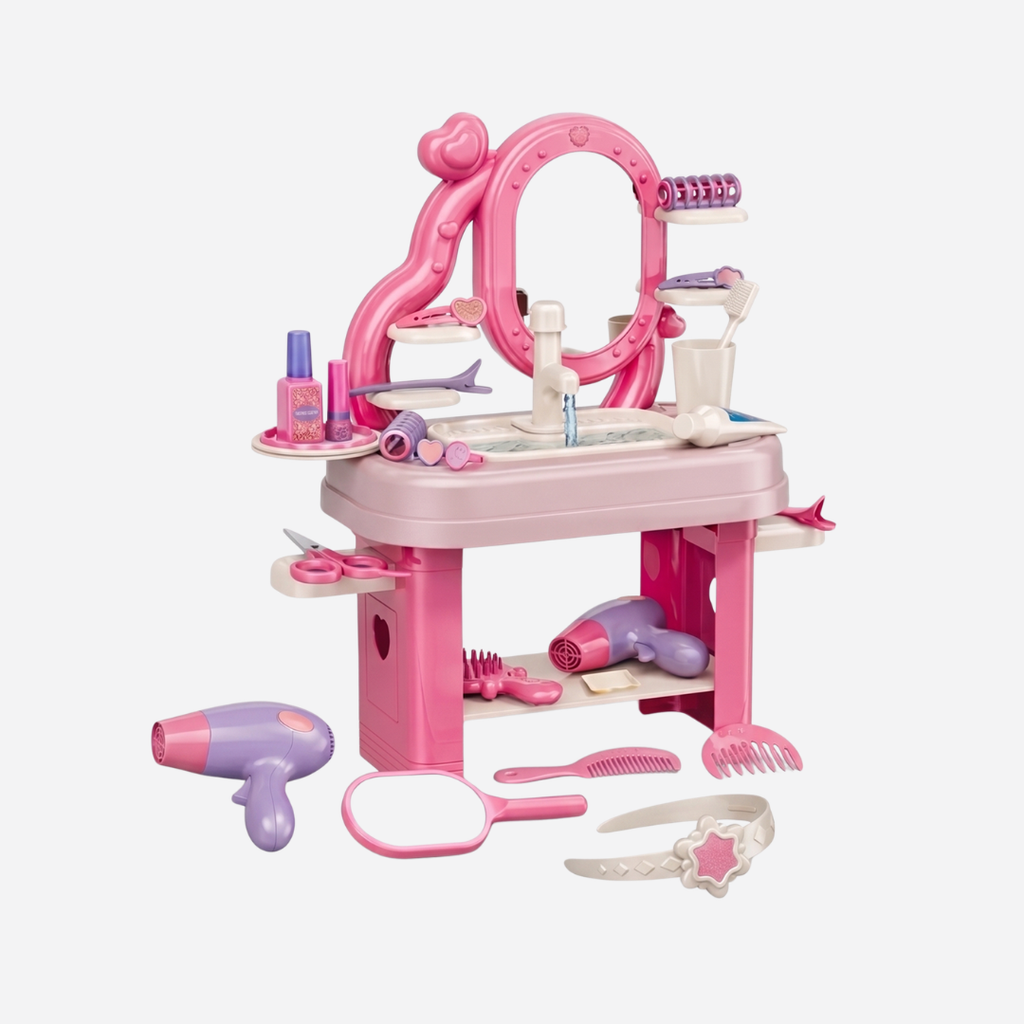Kids Makeup Vanity Play House Set – 40 Pieces