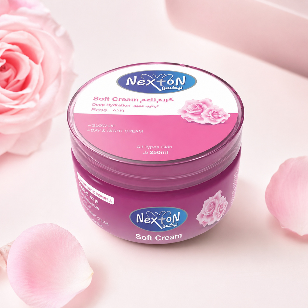 Nexton Moisturizing Soft Cream (Rose) 250 ML