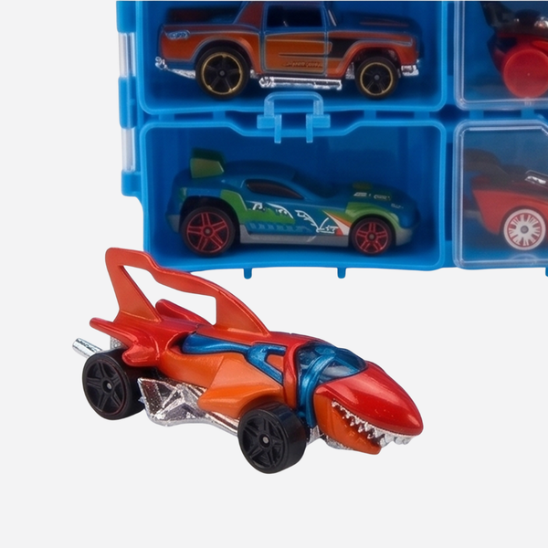 Hot Wheels Style Racing Car Storage Carry Case Set