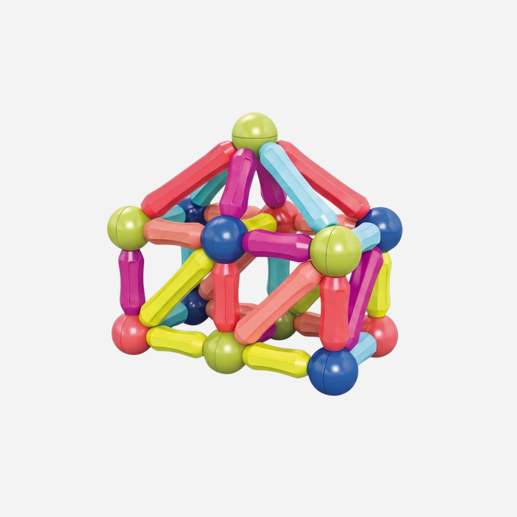 72-Piece Magnetic Sticks & Balls Building Set