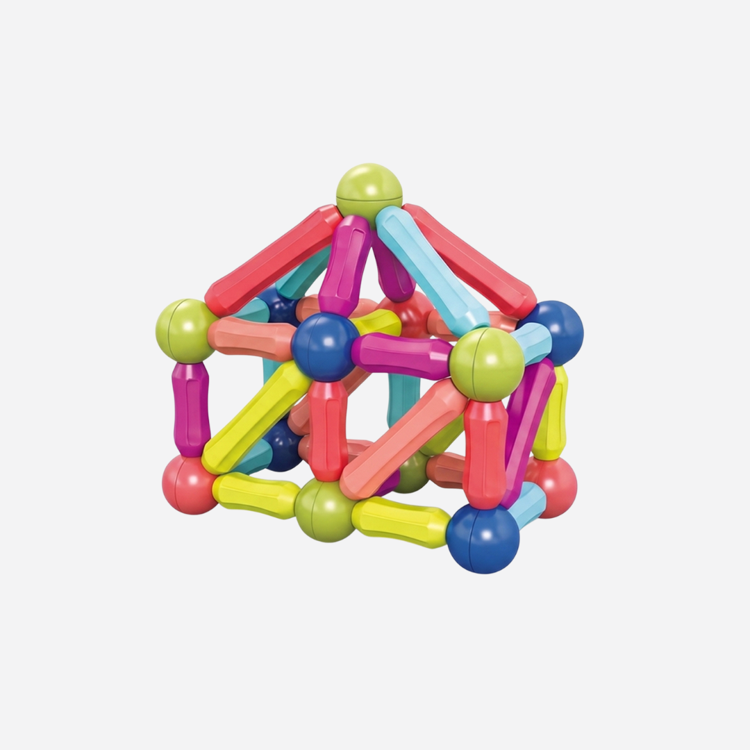 72-Piece Magnetic Sticks & Balls Building Set
