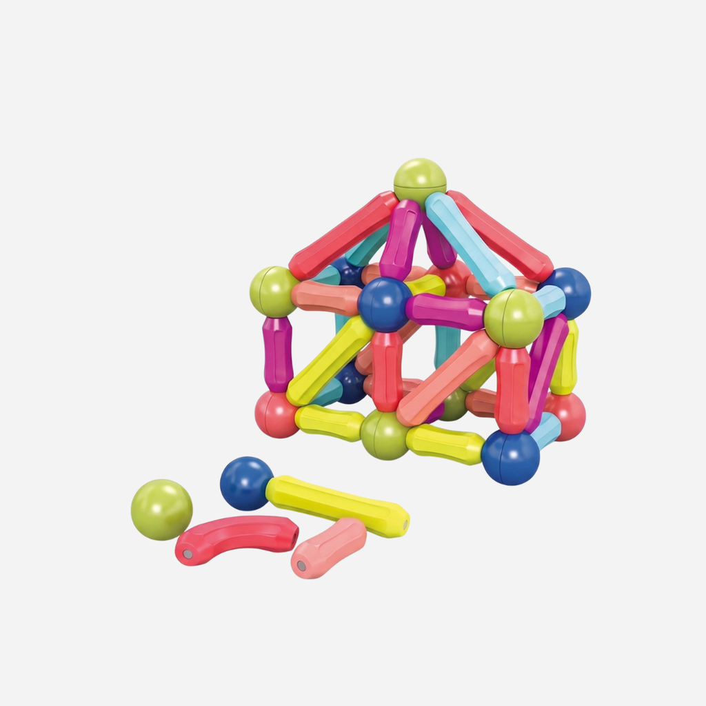 72-Piece Magnetic Sticks & Balls Building Set
