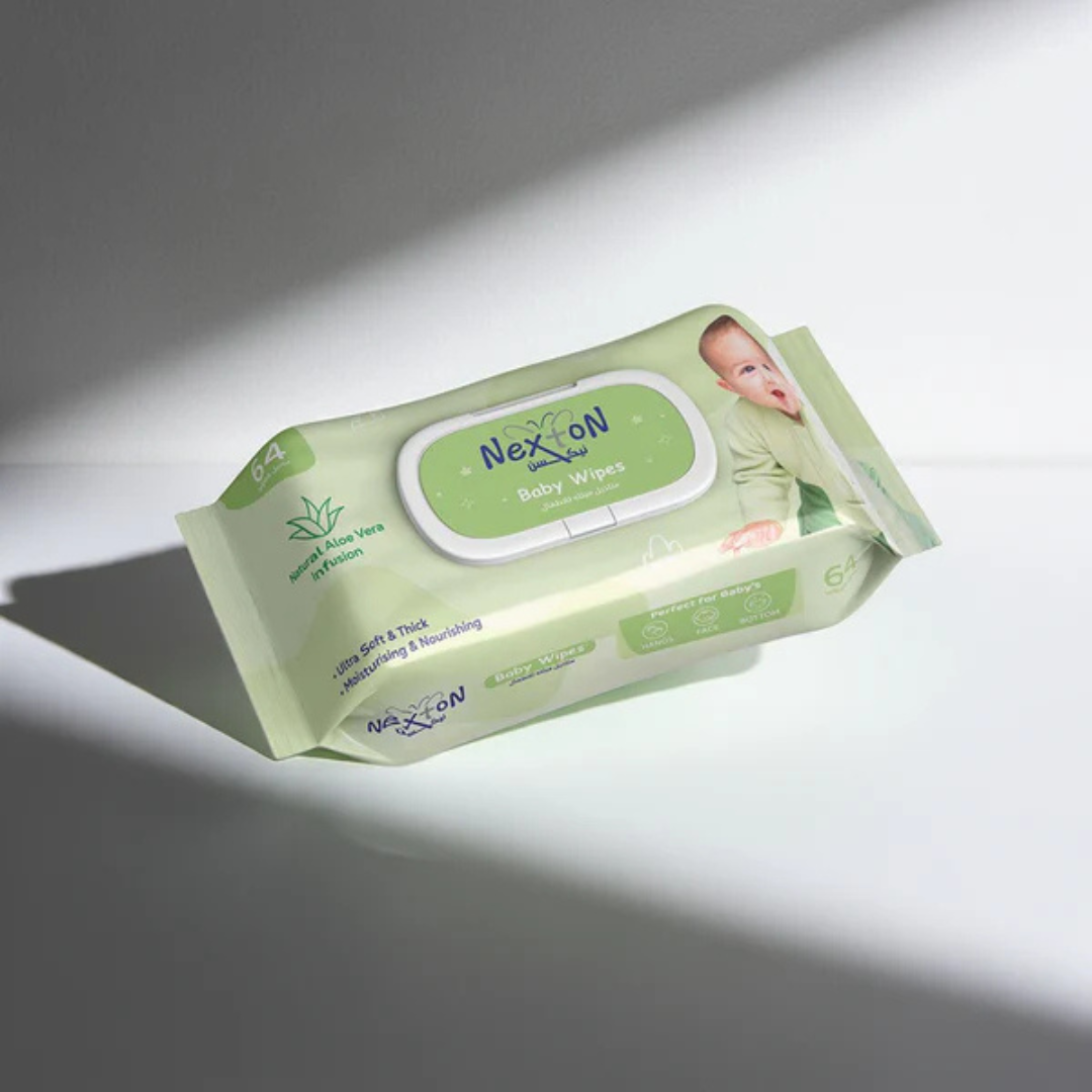 Nexton Baby Wipes (Aloe vera) 64 pcs Secondary image