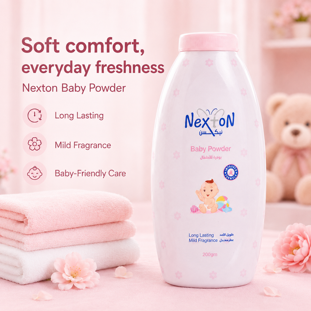 Nexton Baby Powder Pink 200 GM
